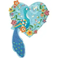 Scratch Konturpuzzle – Pfau