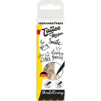 Eberhard Faber Tattoo Filzstifte m. Vorlagen - Hautschriftzug - - - One Size - Filzstifte