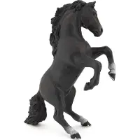 Papo Steigender Rappe, 3 Jahr(e), Horses, foals and ponies, Schwarz, PVC