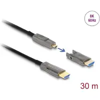 DeLOCK Aktives Optisches 12,70cm (5") 1 HDMI Kabel 8K 60 Hz 30 m