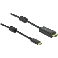 DeLOCK Aktives USB Type-C zu HDMI Kabel (DP Alt Mode) 4K 60 Hz 1 m