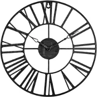 Atmosphera Wanduhr Roma City - Vintage Metall - Dia 36 cm - Metall/glas - City