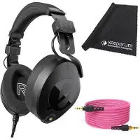 Rode NTH-100 Kopfhörer mit 2.4m Kabel Pink mit Tuch
