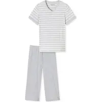 Schiesser Schlafanzug "Casual Essentials" 2tlg., mit modisch umgeschlagenen Ärmeln