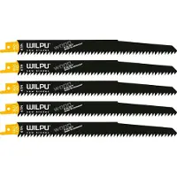Wilpu 1222200005 Saebelsaegeblatt Holz, Kunststoff 1222200005 5 Stk.