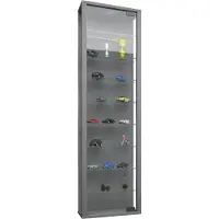 Hioshop Sammel Wandvitrine Holz Glas Stando Maxi
