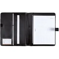 Juscha Schreibmappe "DIN A4, Fano", mit Schreibblock im A4-Format