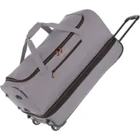Travelite Basics Wheeled Duffle M Grey / Green