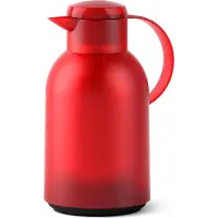 EMSA Isolierkanne "Samba", 1,5 l, XXL-Modell, zeitloses Design, einfacher Knopfdruck, 24h kalt, 12h warm