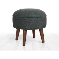 Atelier Del Sofa | Hocker Deff Samt grün Samt 45x43x45 cm | NADUVI