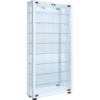 Hioshop Sammel Stand Vitrine Holz Glas Lumo Maxi Spiegel