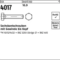 Bufab Sechskantschraube ISO 4017 VG M 8 x 70 10.9