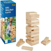 Idena XXL Wackelturm 54 Teile Holz FSC100%