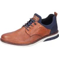 Rieker Herren Slipper mit weicher Innensohle aus Leder 14450, Größe:41 EU, Farbe:Braun