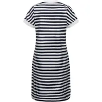 Ragwear Shirtkleid "Katchi Stripes" Ohne Taschen Lässiges gestreiftes Damen Sommerkleid