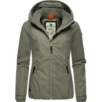 Ragwear Outdoorjacke "Dizzie" mit Kapuze Wasserdichte Übergangsjacke mit großer Kapuze