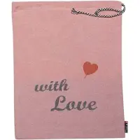 David Fussenegger Geschenktasche «with Love» 1 Stück, Rosa