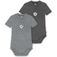 Normani 2er Set Baby Merino Kurzarmbody „Tihoi" - 9321