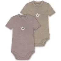 Normani 2er Set Baby Merino Kurzarmbody „Tihoi" - 9321