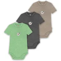 Normani 3er Set Baby Merino Kurzarmbody „Tihoi" - 9323