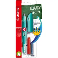Stabilo Ergonomischer Schulfüller für Rechtshänder mit Anfänger-Feder A - EASYbirdy Pastel Edition a