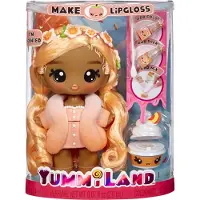 Mga Entertainment Yummiland Large Doll + Lipgloss Pet- Piper Peach, Mini-Puppe, Weiblich, 4 Jahr(e), Junge/Mädchen, Mehrfarbig