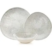 Hermia Concept , GBSRD24Y4R1401, Essservices, Tafelservice (24 Teile), Mehrfarbig, Porzellan, 25 x 25 x 2 cm