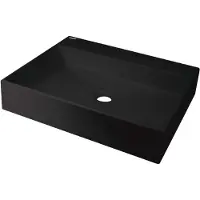 Deante Aufsatzwaschbecken Aus Granit Mit Platz Für Eine Armatur 500x400 Mm