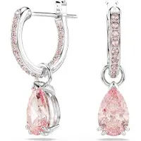 Swarovski Orecchini con Cristallo Rosa Taglio a Pera