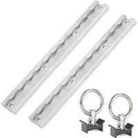 Stahlwerk Zurrschienen 2er Set mit Zurrösen 30 cm Aluminium Airlineschiene
