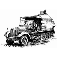 Planet Models Sd.Kfz 7/3 Feuerleitpanzer
