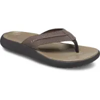 Crocs Zehentrenner "Yukon Vista II Flip" Sandale, Sommerschuh mit Ziernaht