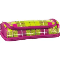 Brunnen Combi-Etui Duo oval Karo Beere/grün 104903601