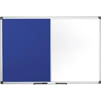 BI-Office Kombitafel MAYA, kombinierte Pinn-und Whiteboardtafel, Kork oder Filz, div. Grössen