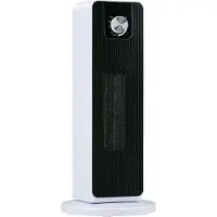 24.Se Turmheizgerät, PTC-Heizung, 2 Heizstufen 800 bzw. 2000 Watt, Lüfter-Funktion, mechanischer Thermostat, Umkipp-Sicherheitsschalter, Überhitzungsschutz, Tragegriff
