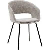 Kick Collection Kick Esszimmerstuhl Mette mit Stoffbezug, 54 Zentimeter breit, 80 Zentimeter hoch