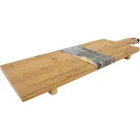 Intratuin Holz-Servierbrett auf Fuß 58x19cm