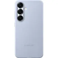 Samsung Original Galaxy S25 Hülle - Kunstleder - Backcover/Hard Case - Hellblau