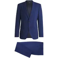 BOSS Slim-Fit Zweiteiler aus Stretch-Wolle Grösse 102