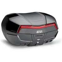Givi Monokey Topcase Maxia 5 V58NNB 58 Liter schwarz/rot Unisexneutral000 - Motorradzubehör - Motorradgepäck