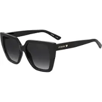 Love Moschino Moschino MOL088/S Damen-Sonnenbrille Vollrand Eckig Acetat-Gestell, schwarz
