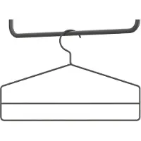 String System Kleiderbügel Dunkelgrau 4er Set
