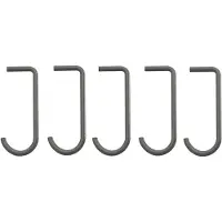String - Haken für Metallboden, dunkelgrau (5er-Set)