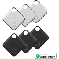 FIXED Tag - Bluetooth Tracker für iOS - 6 Pack - Schwarz / Weiß