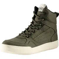 Spirit Motors Billy Winker Motorradschnürstiefel kurz olive 42 Herrenolive42 - Motorradbekleidung - Motorradstiefel & -schuhe