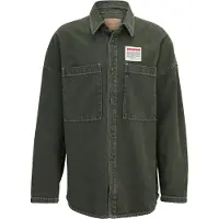 American vintage Herren Overshirts Uzatown - Khaki - Größe S
