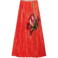 Desigual Faltenrock Follet 25SWFW06 Orange Regular Fit