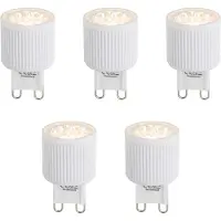 LUEDD 5er-Set G9 24mm 3-Stufen dimmbare LED-Leuchtmittel 3W 300 lm 2700K