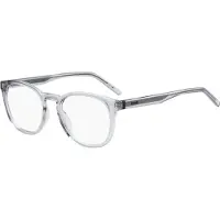 HUGO BOSS HG 1360 Herren-Brille inkl. Gläser Vollrand Panto Kunststoff-Gestell 51/20/145, grau