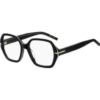 BOSS Brillenfassung aus schwarzem Acetat mit weißen Details Grösse ONESI
